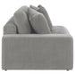 Blaine Upholstered Reversible Chaise Sectional Sofa Fog