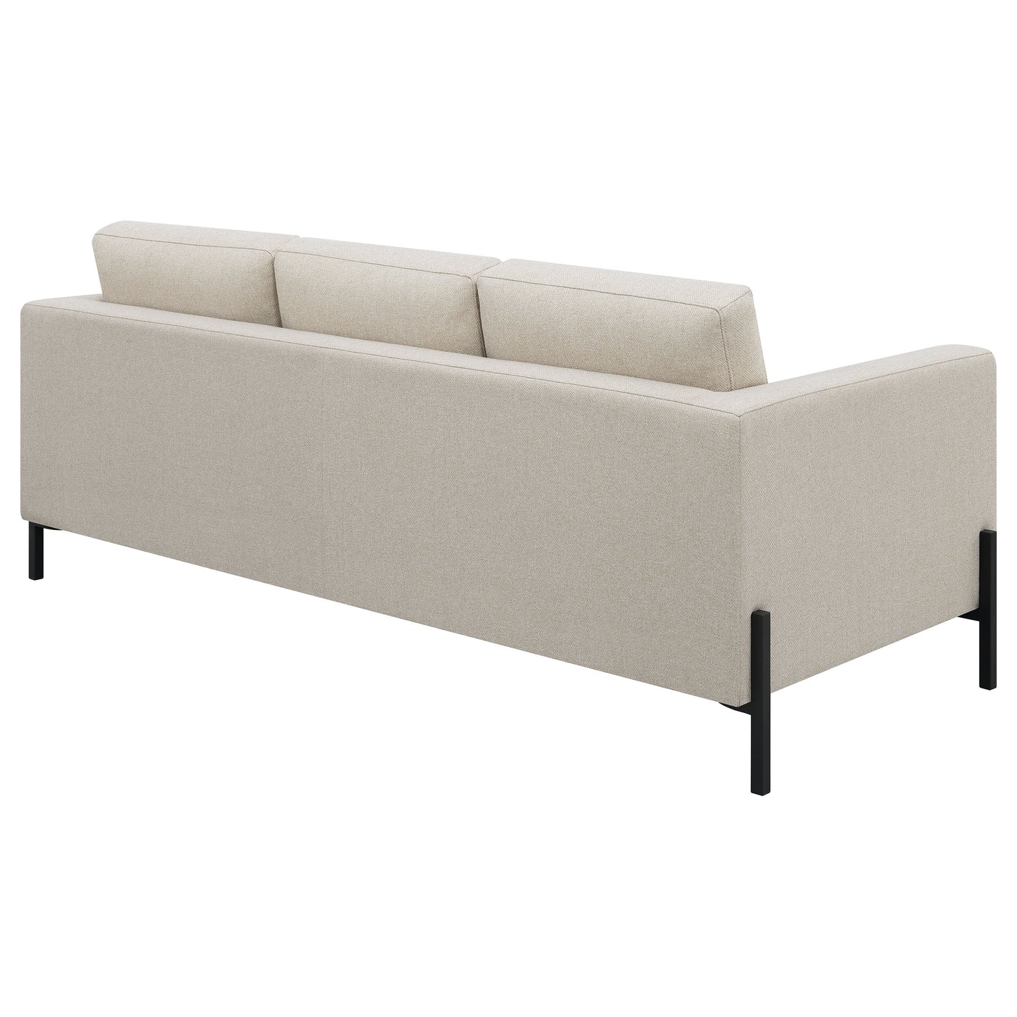 Tilly Upholstered Track Arm Sofa Oatmeal