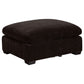 Lakeview Rectangular Upholstered Ottoman Dark Chocolate