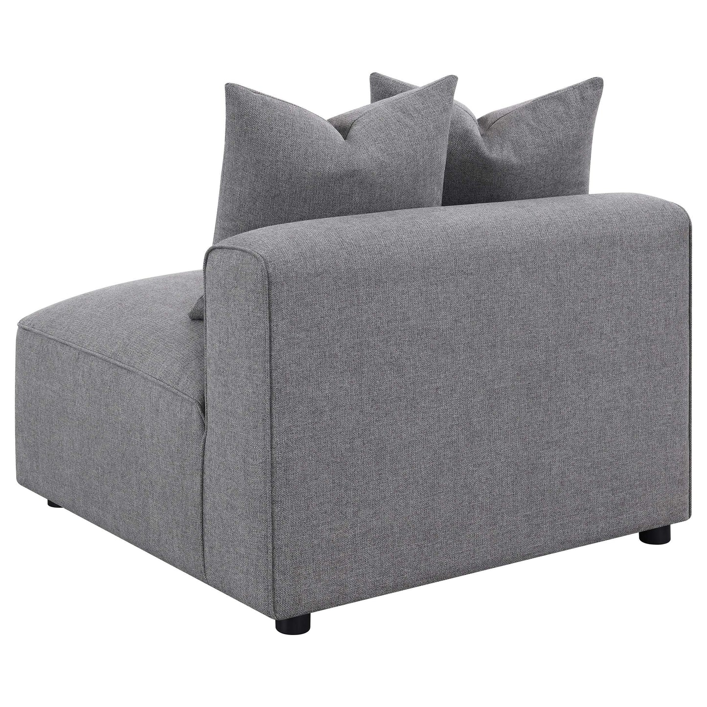 Jennifer 6-piece Upholstered Modular Sectional Grey