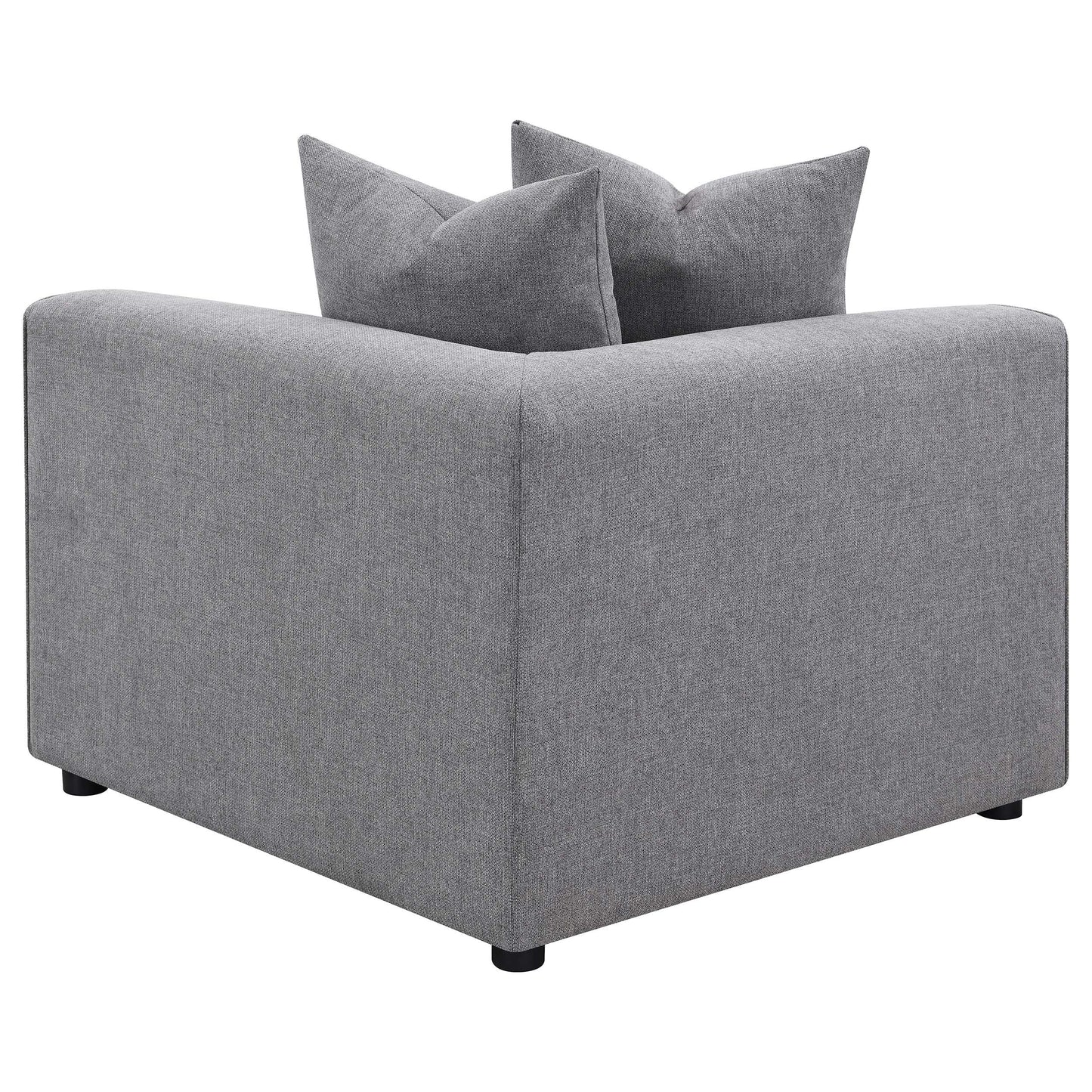 Jennifer 6-piece Upholstered Modular Sectional Grey