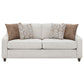 Christine 2-piece Upholstered Sloped Arm Sofa Set Beige