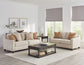 Christine Upholstered Sloped Arm Loveseat Beige