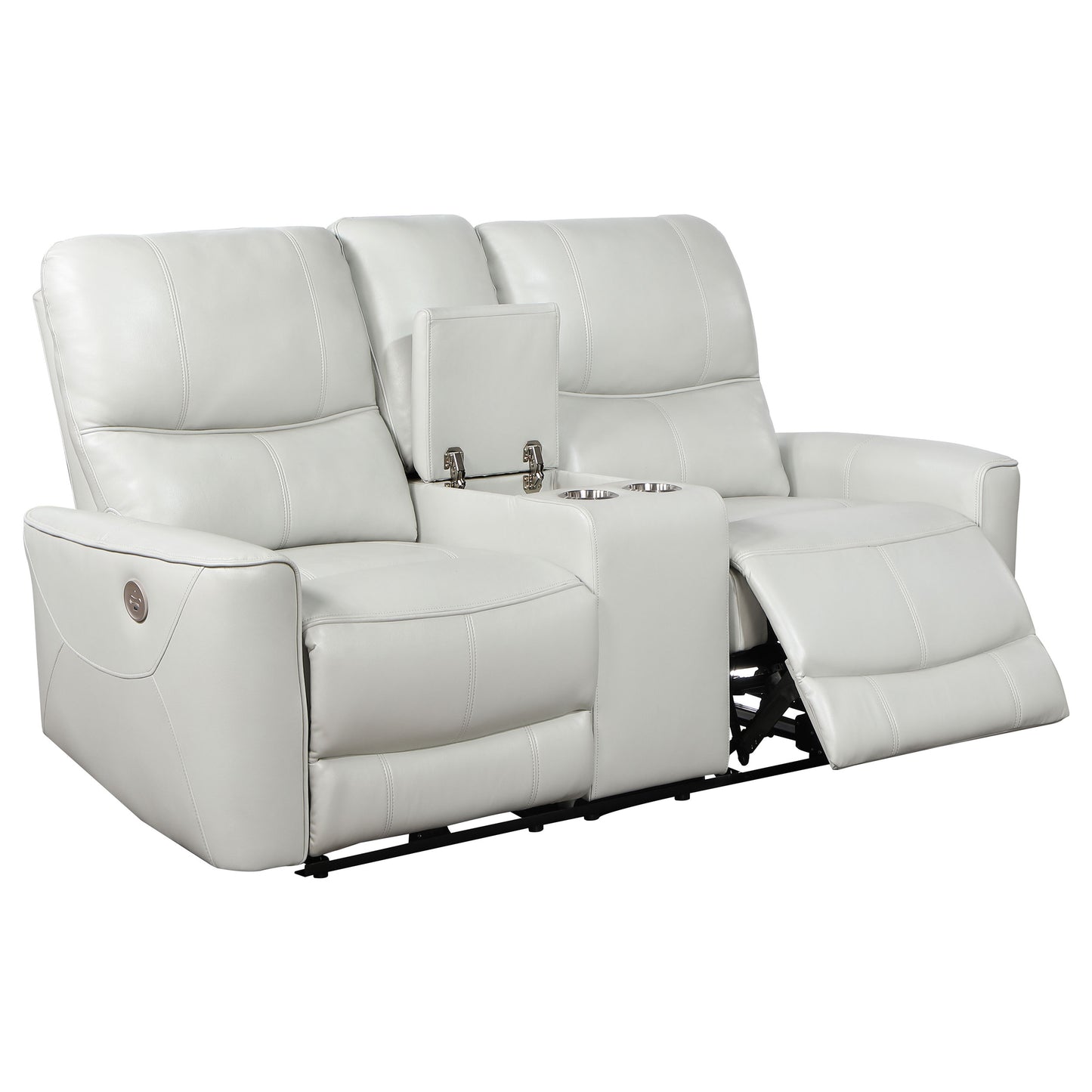 Greenfield 2-piece Power Reclining Sofa Set Ivory