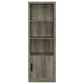 Burke 3-piece 59" TV Entertainment Center Grey Driftwood