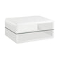 Elana 1-shelf Rectangular Coffee Table White High Gloss