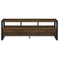 James 3-drawer Engineered Wood 60" TV Stand Dark Pine