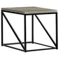 Birdie Square Engineered Wood End Table Sonoma Grey