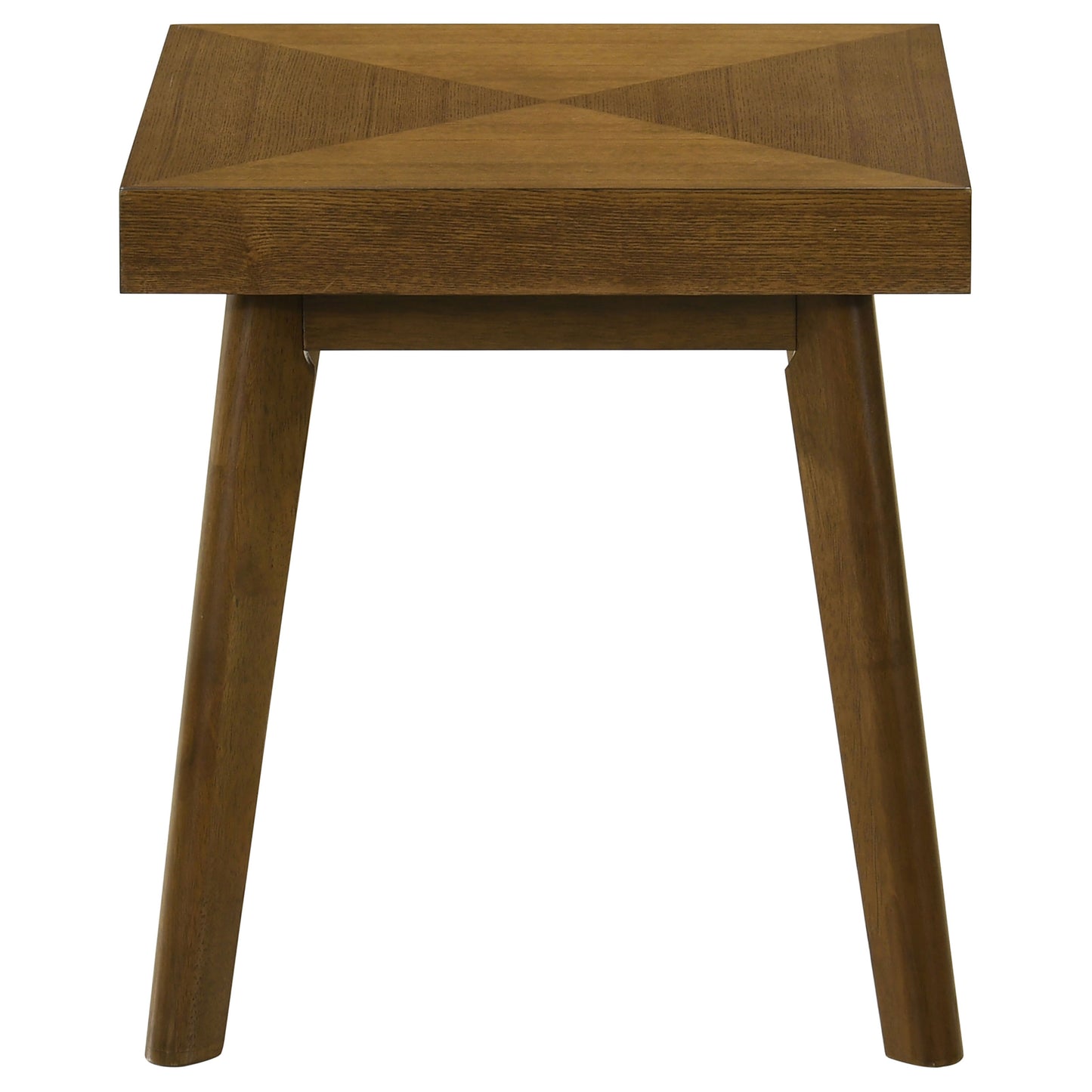 Westerly Square Wood Side End Table Walnut Brown