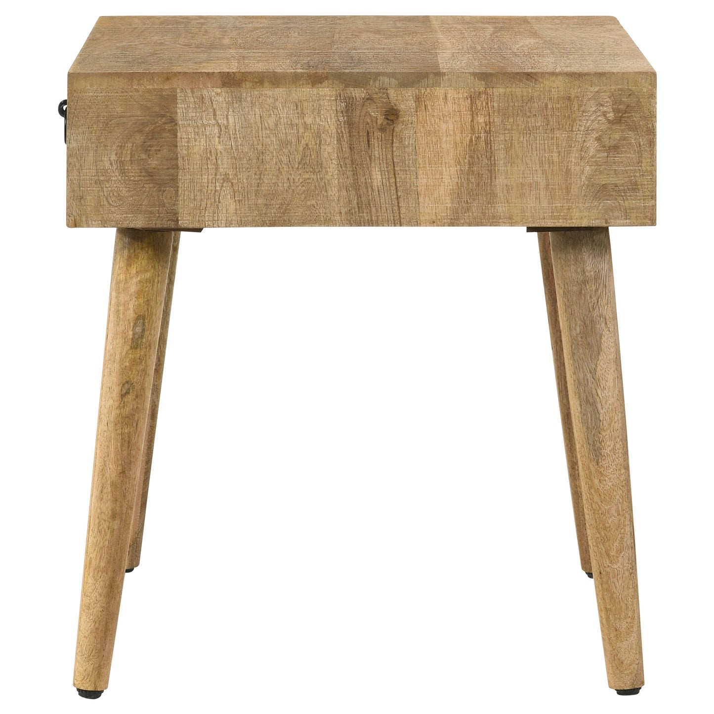 Zabel 1-drawer Square Mango Wood Side End Table Natural