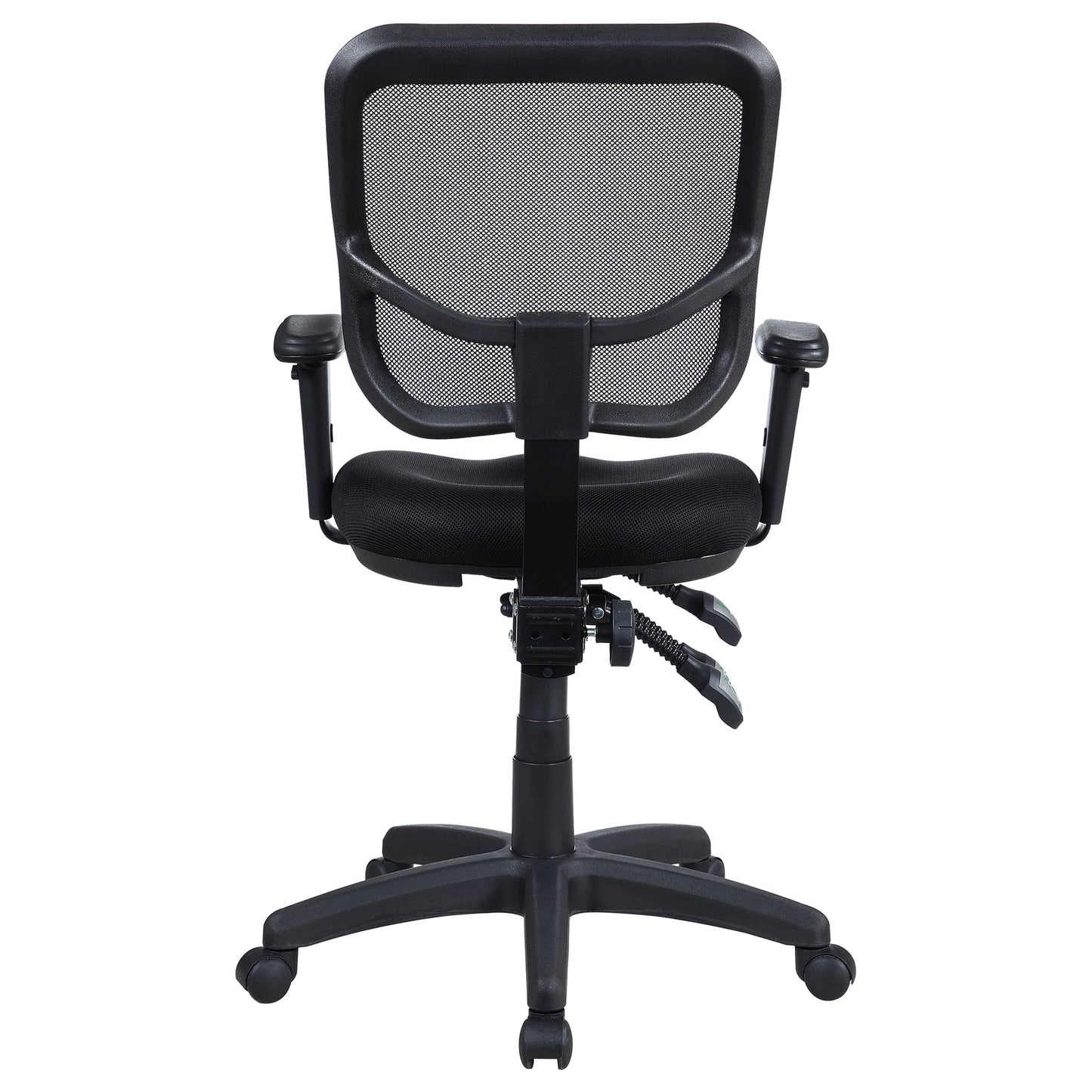 Rollo Upholstered Adjustable Ergonomic Office Chair Black