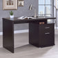 Irving 47-inch 2-drawer Office Computer Desk Cappuccino