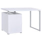 Brennan 47-inch 3-drawer Office Computer Desk White