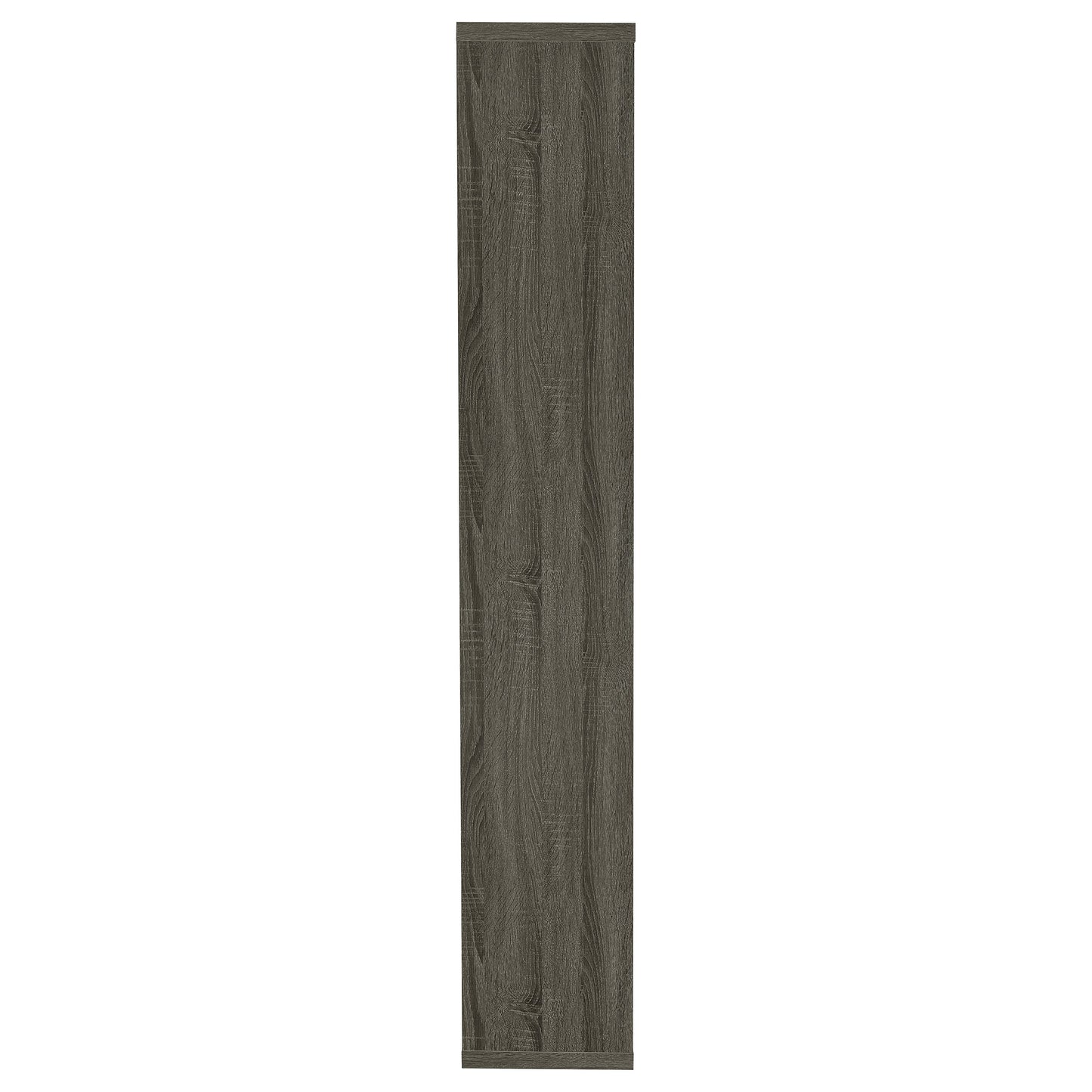 Theo 71-inch 6-shelf Bookshelf Weathered Grey