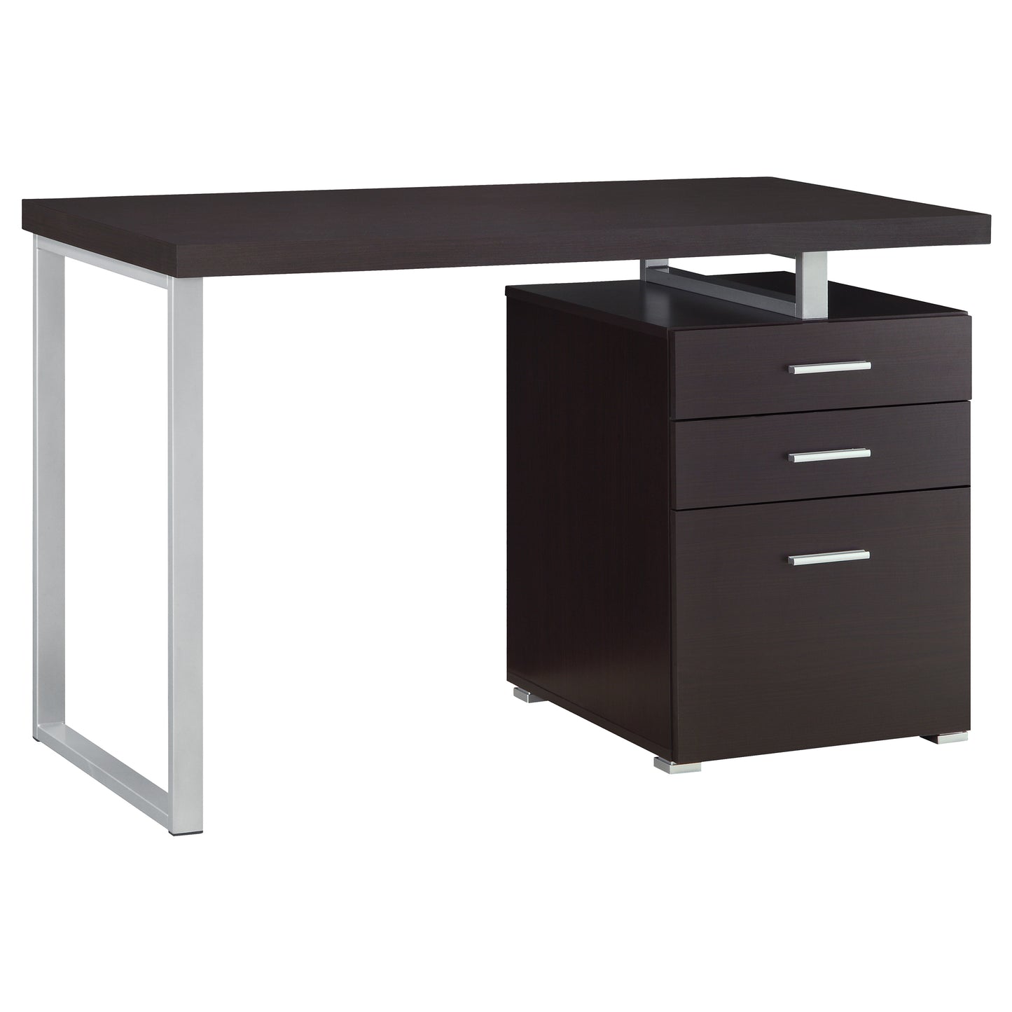 Brennan 47-inch 3-drawer Office Computer Desk Cappuccino