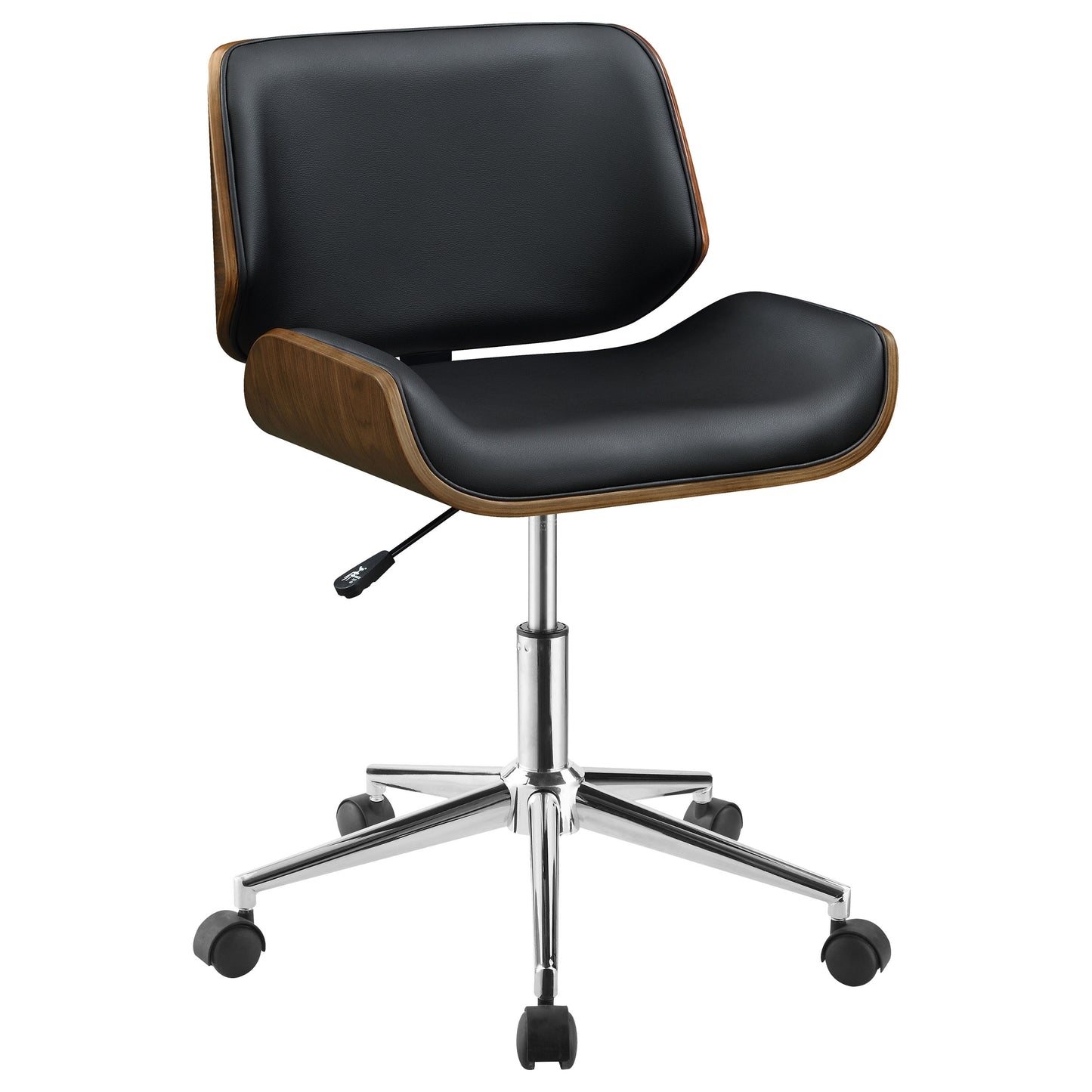 Addington Upholstered Adjustable Office Desk Chair Black