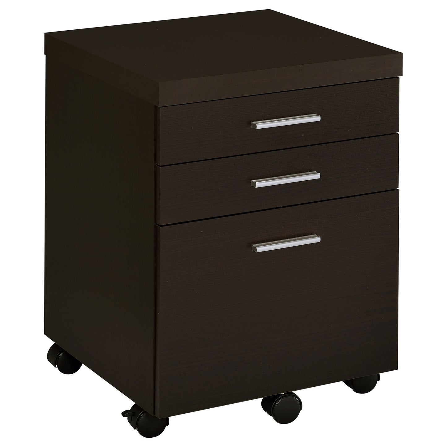 Skylar 3-drawer Home Office Mobile File Cabinet Cappuccino