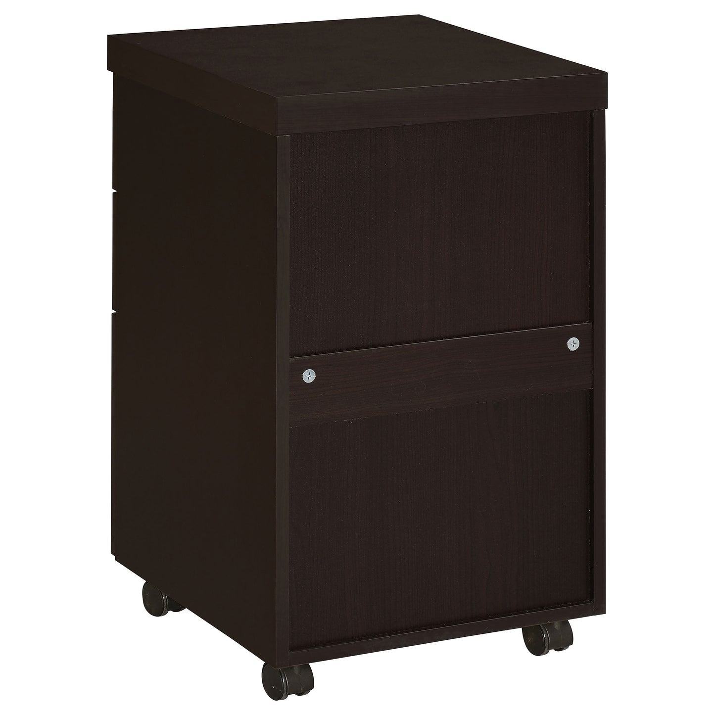 Skeena 3-drawer Mobile Office Storage Cabinet Cappuccino