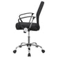 Gerta Upholstered Adjustable Mesh Office Desk Chair Black