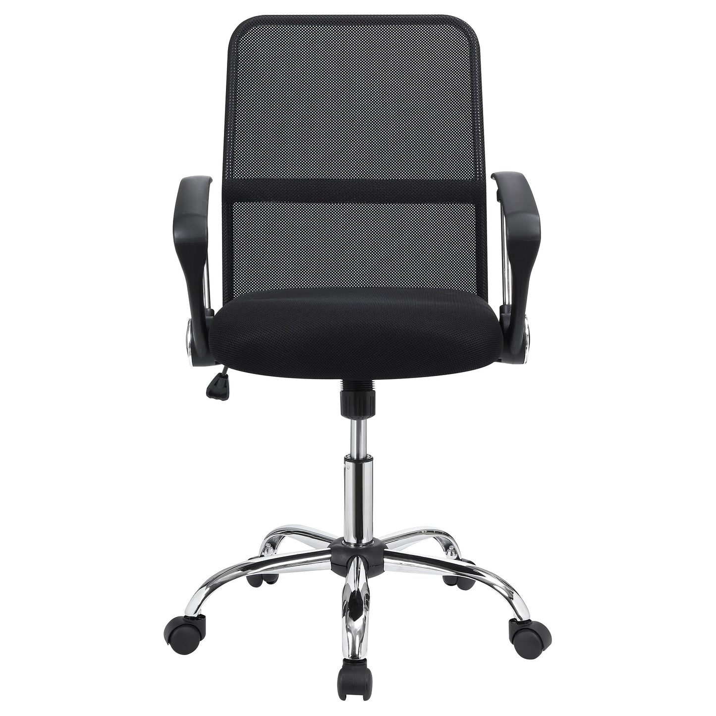 Gerta Upholstered Adjustable Mesh Office Desk Chair Black