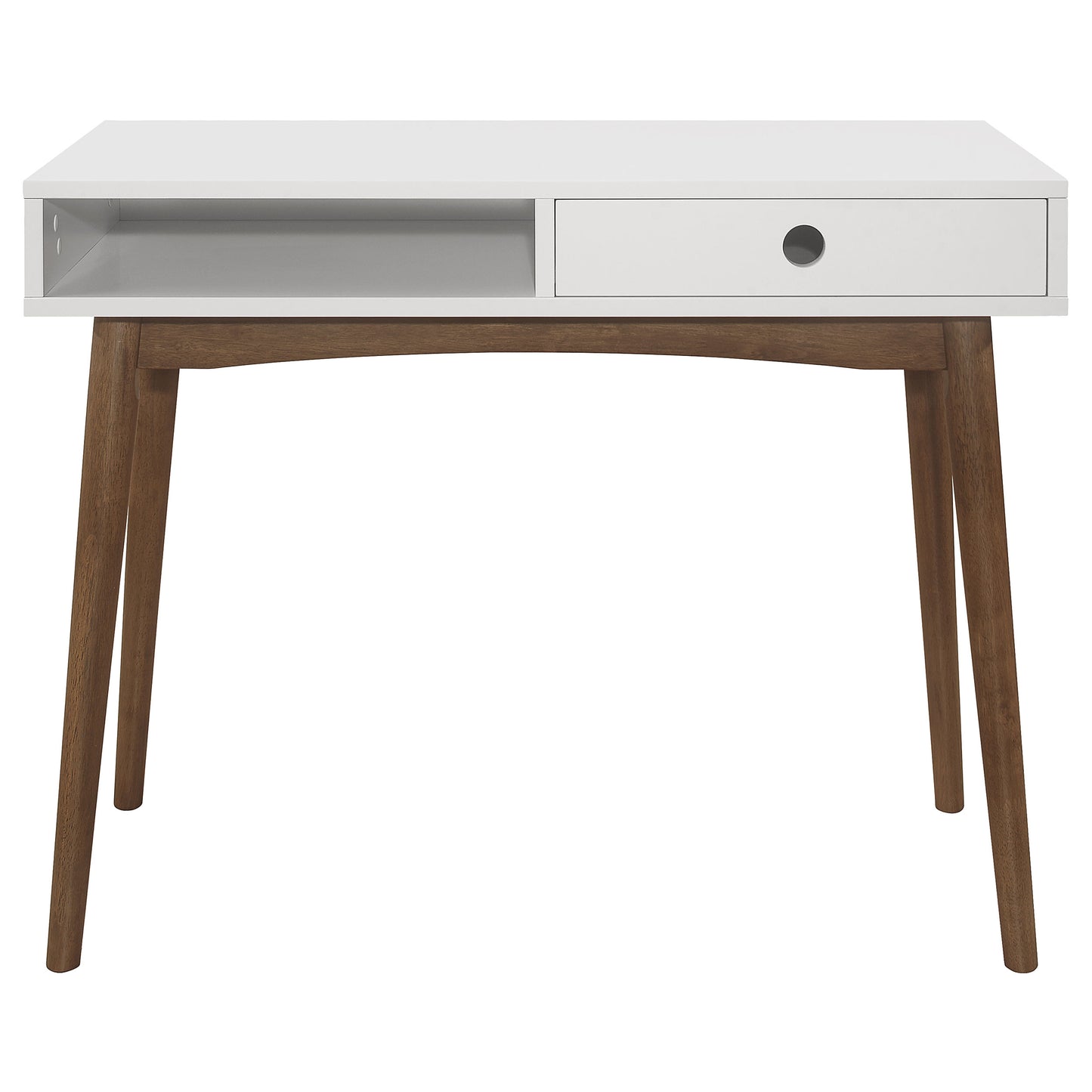 Bradenton 39-inch 1-drawer Wood Writing Desk White