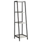 Pinckard 3-piece Ladder Desk and Bookcase Set Grey Stone