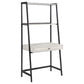 Pinckard 3-piece Ladder Desk and Bookcase Set Grey Stone