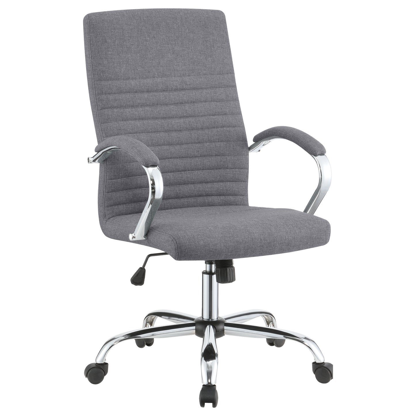 Abisko Upholstered Adjustable Home Office Desk Chair Grey