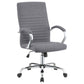 Abisko Upholstered Adjustable Home Office Desk Chair Grey