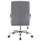 Abisko Upholstered Adjustable Home Office Desk Chair Grey