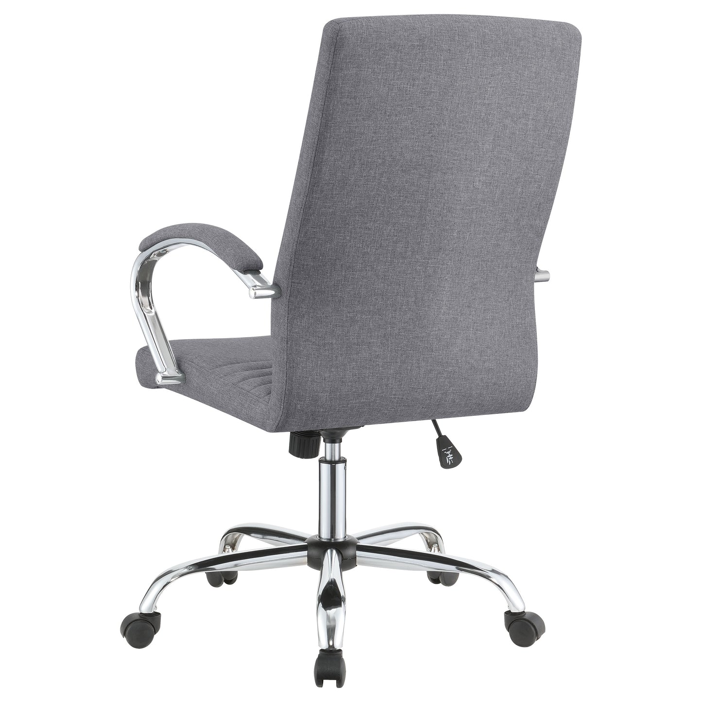 Abisko Upholstered Adjustable Home Office Desk Chair Grey