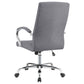 Abisko Upholstered Adjustable Home Office Desk Chair Grey