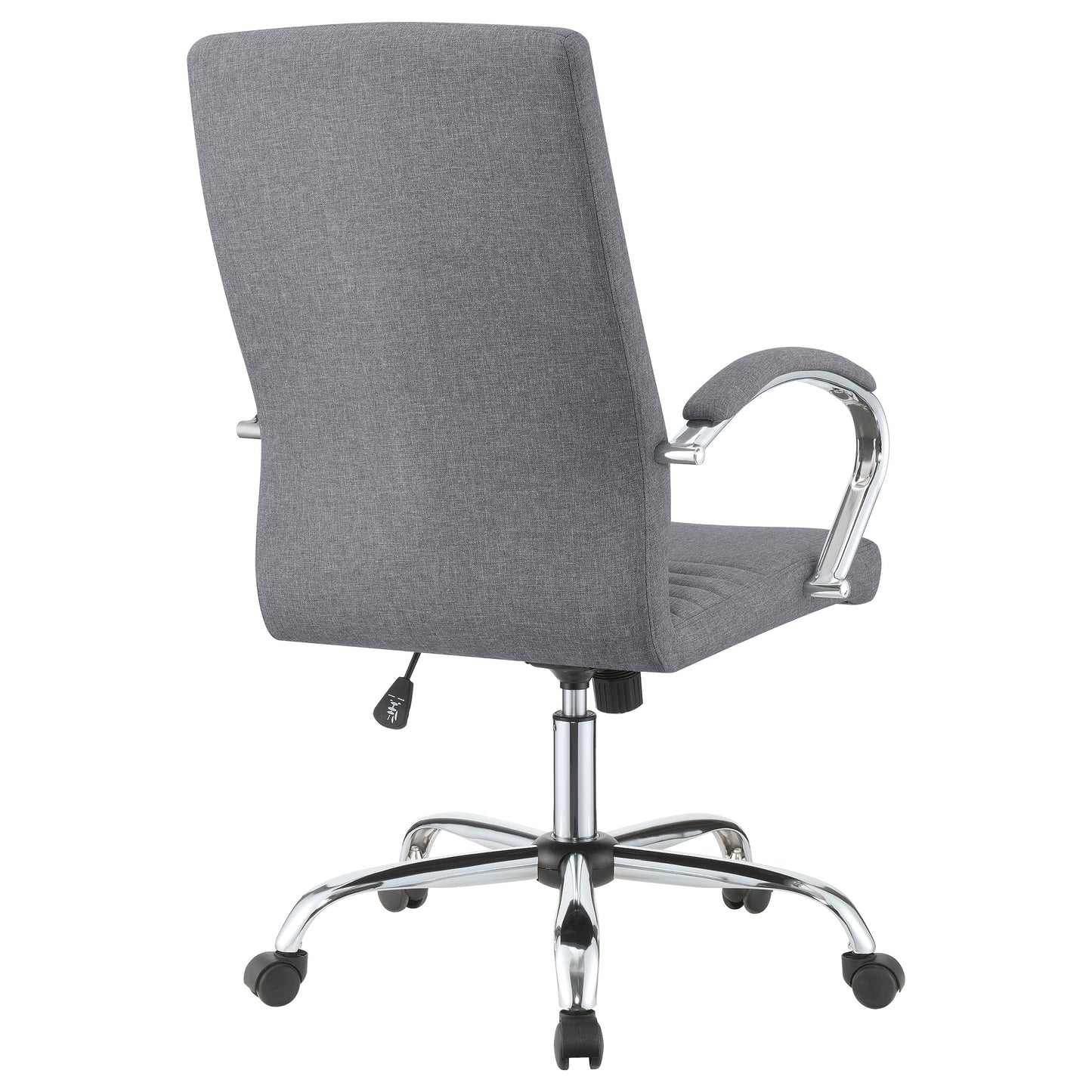 Abisko Upholstered Adjustable Home Office Desk Chair Grey