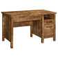 Delwin 47-inch 2-drawer Lift Top Computer Desk Rustic Nutmeg