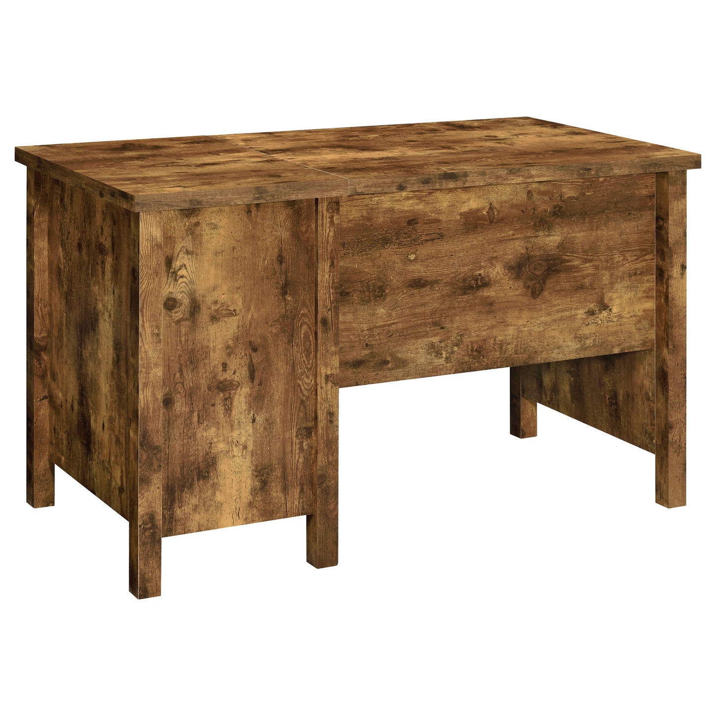 Delwin 47-inch 2-drawer Lift Top Computer Desk Rustic Nutmeg