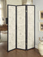 Felice 3-Panel Room Divider Folding Screen French Script