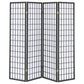 Roberto 4-Panel Room Divider Folding Shoji Screen Dark Grey