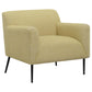 Darlene Upholstered English Arm Accent Chair Lemon