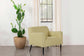 Darlene Upholstered English Arm Accent Chair Lemon