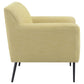 Darlene Upholstered English Arm Accent Chair Lemon