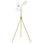 Miley 66-inch Spherical Bulb Tripod Tree Floor Lamp Gold