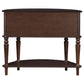 Brenda 2-door Demilune Wood Entryway Console Table Brown