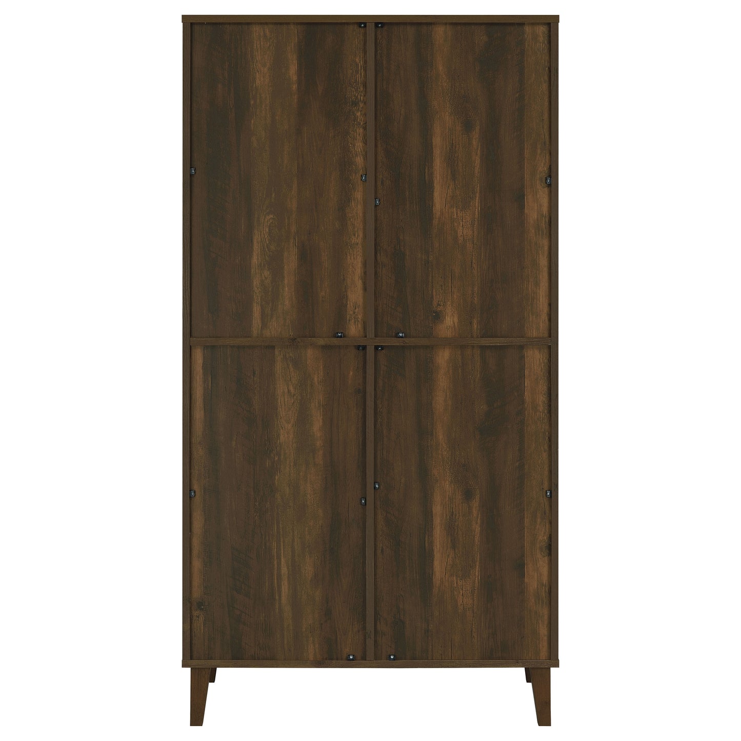 Elouise 4-door Engineered Wood Tall Accent Cabinet Dark Pine