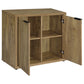 Pepita 2-door Engineered Wood Accent Cabinet Mango Brown