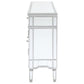 Duchess 5-drawer Mirrored Storage Accent Cabinet Silver