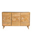 Alyssum 3-door Mango Wood Accent Cabinet Natural