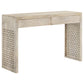 Rickman 2-drawer Wood Entryway Console Table White Washed