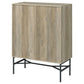 Bonilla 2-door Engineered Wood Cabinet Distressed Pine