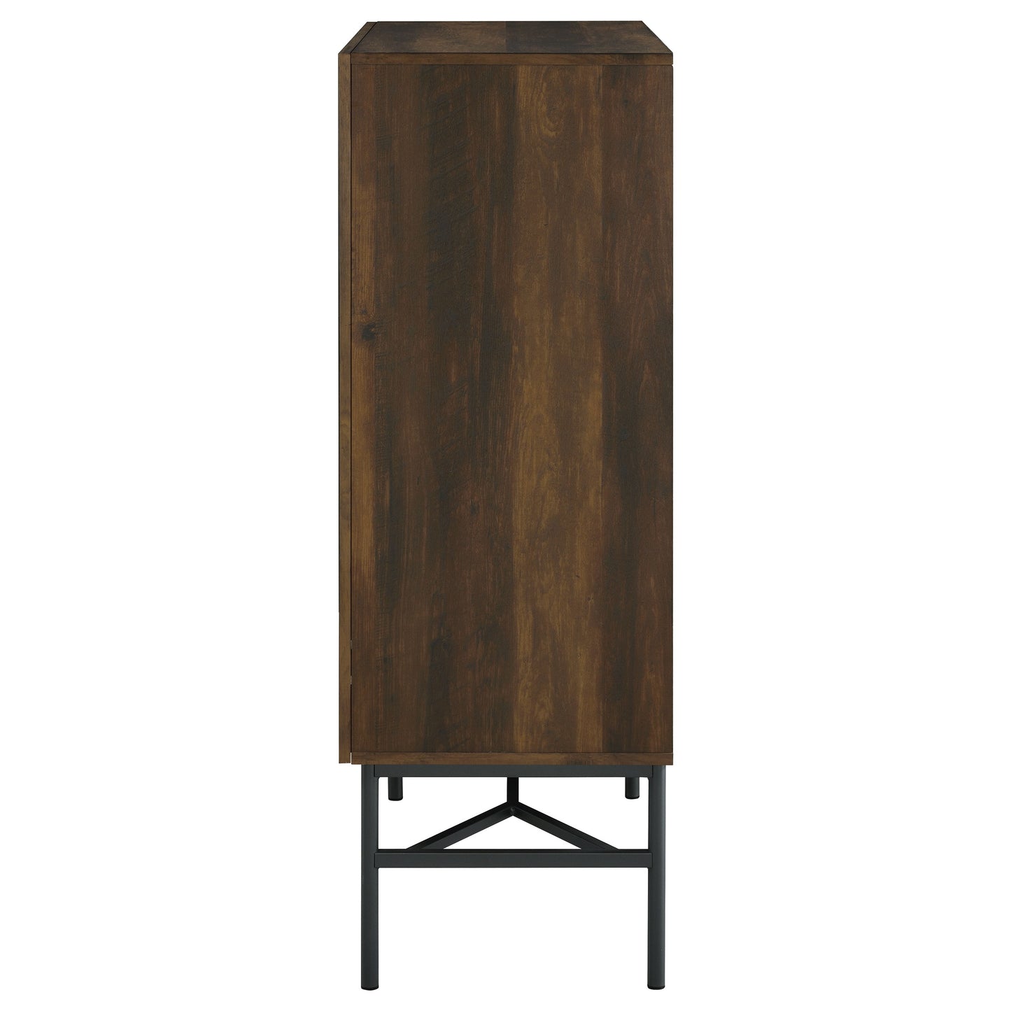 Bonilla 2-door Engineered Wood Cabinet Dark Pine