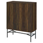 Bonilla 2-door Engineered Wood Cabinet Dark Pine